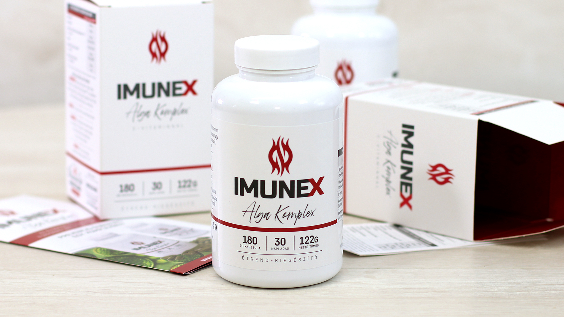 Imunex spirulina tartalmú étrend-kiegészítő